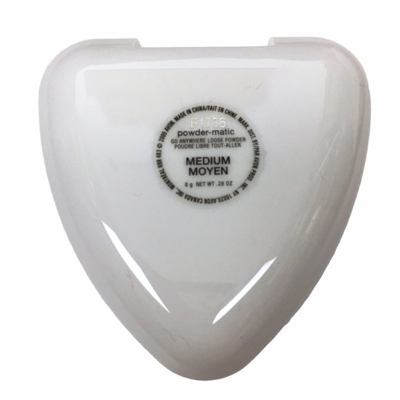 mark. Powder-Matic Go Anywhere Loose Powder Compact Mirror Puff Shade Medium - Picture 4 of 11